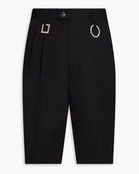 Jacquemus Shorts aus Grain de Poudre aus Wolle Schwarz