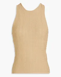 ROTATE Birger Christensen Tanktop inPointelle-Strick Neutral