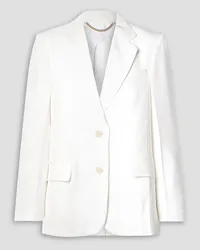 Victoria Beckham Blazer aus Webstoff Weiß