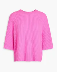 Autumn Cashmere Ribbed cashmere sweater Pink