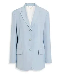 Victoria Beckham Blazer aus Jacquard Blau