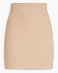 Enza Costa Minirock aus geripptem Jersey Neutral