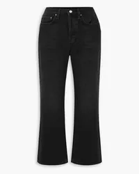 Totême Hoch sitzende Kick-flare-Jeans Schwarz