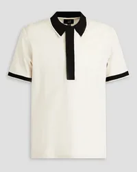 Dunhill Polohemd aus Baumwoll-Jersey Weiß