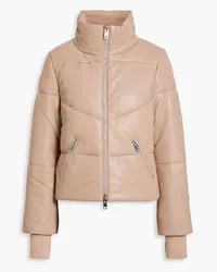 Walter Baker Edwina gesteppte Lederjacke Neutral