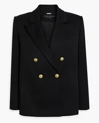 Alice + Olivia Alice OliviaAnthony doppelreihiger Blazer aus Crêpe Schwarz