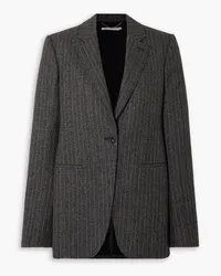 Stella McCartney Blazer aus Wolle mit Nadelstreifen Grau