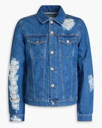 J.W.Anderson Jeansjacke inDistressed-Optik Blau