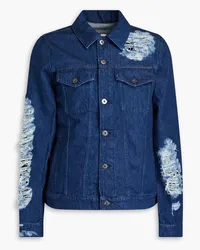 J.W.Anderson Jeansjacke inDistressed-Optik Blau