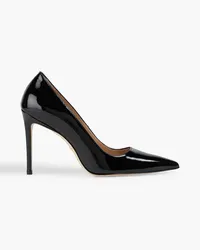 Stuart Weitzman Stuart 100 Pumps aus Lackleder Schwarz