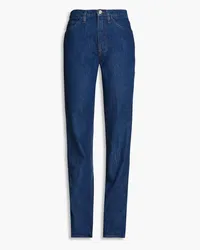 Frame Denim Le Italien hoch sitzende Schlagjeans Blau