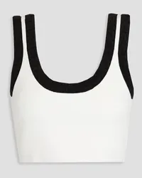 Alexander Wang Bustier aus Strick Weiß