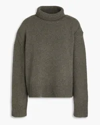 Nili Lotan Oversized-Rollkragenpullover aus Wolle Grün