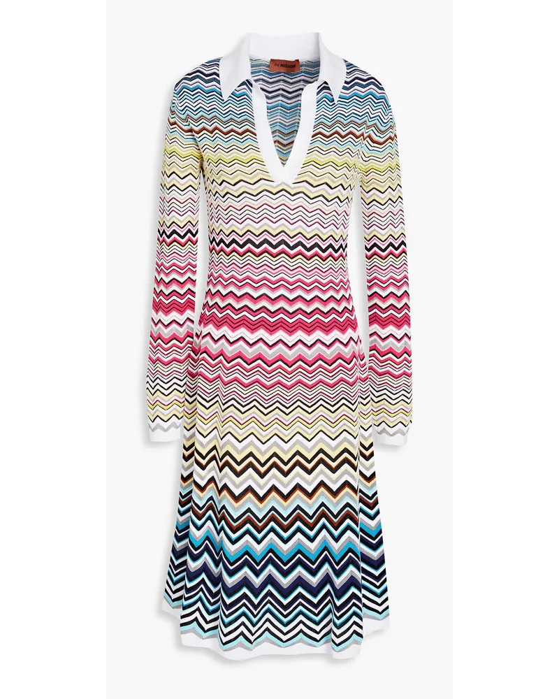 Missoni Kleid aus Häkelstrick aus einer Baumwollmischung Bunt