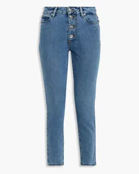 IRO Nevy hoch sitzende Jeans mit schmalem Bein Blau