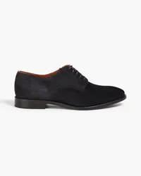 Paul Smith Derbys aus Veloursleder Blau