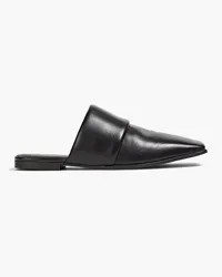 By Malene Birger Mollys Mules aus Leder Schwarz