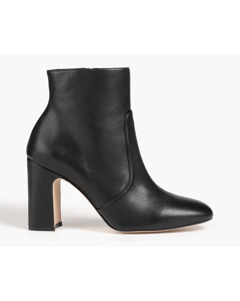 Stuart Weitzman Nell 85 Ankle Boots aus Leder Schwarz