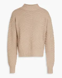 Autumn Cashmere Rollkragenpullover aus Baumwolle Neutral