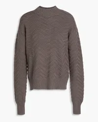 Autumn Cashmere Rollkragenpullover aus Baumwolle Neutral