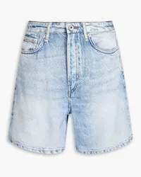 Rag & Bone Maya bedruckte Shorts aus Tencel Blau