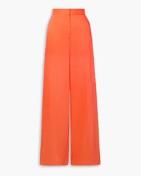 Christopher John Rogers Hose mit weitem Bein aus Twill Orange