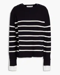 3.1 phillip lim Wollpullover mit Streifen Blau