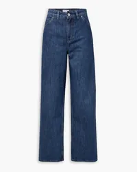 Our Legacy Trade halbhohe Jeans mit weitem Bein Blau