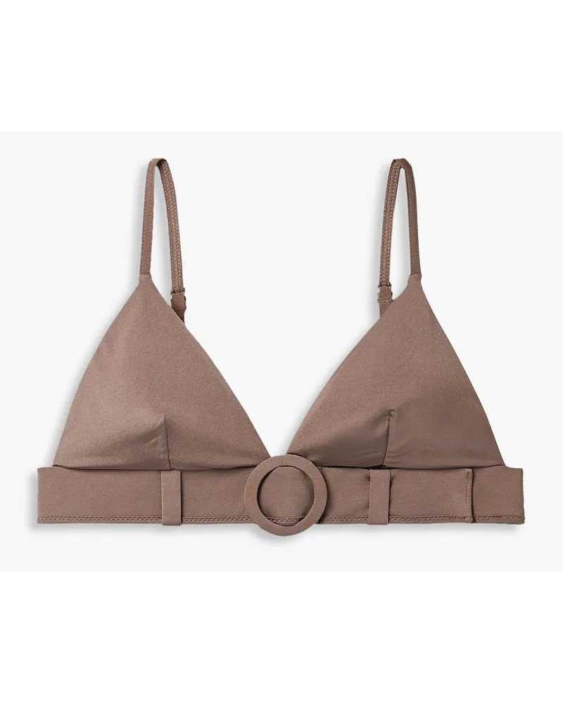 Evarae Sabine Bikini-Oberteil mit Gürtel Neutral