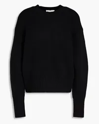 Vince Pullover aus einer Wollmischung Schwarz