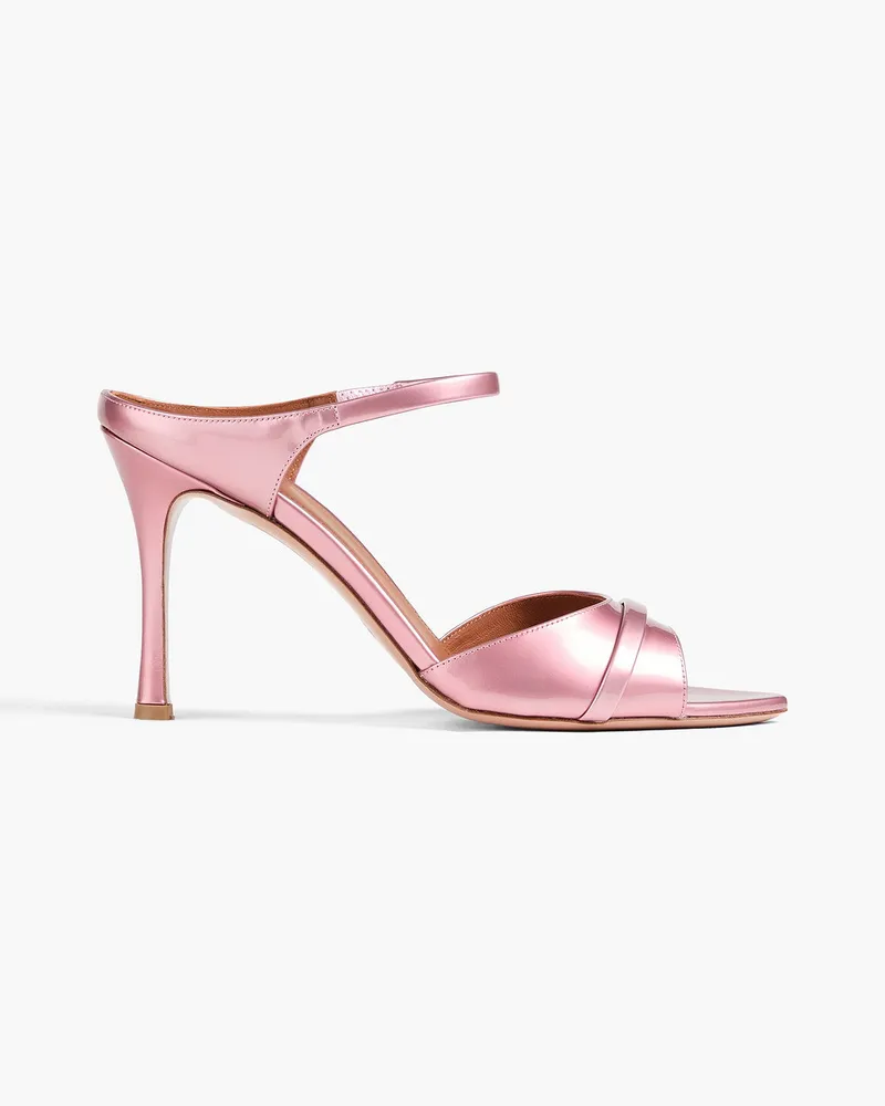 Malone Souliers Sandalen aus Metallic-Leder Pink