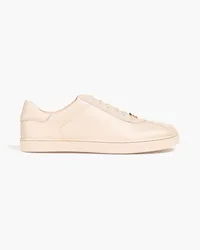 Gianvito Rossi Ribbon Sneakers aus Leder Neutral