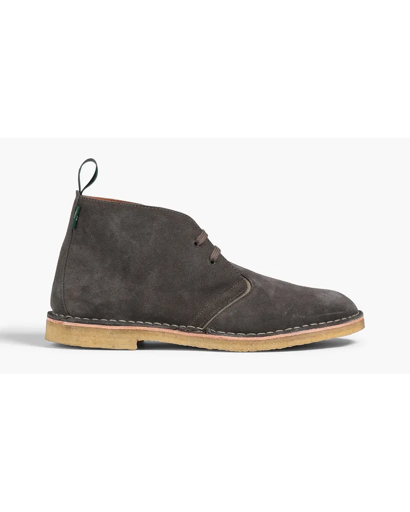 Paul Smith Conroy Desert Boots aus Veloursleder Grau