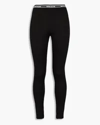 Sandro Leggings aus Jacquard Schwarz