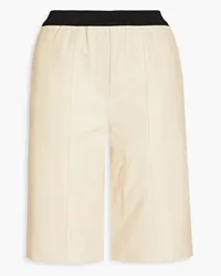 Loulou Studio Piren Shorts aus Leder Neutral