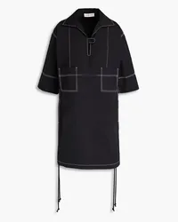 Tory Burch Cotton-poplin shirt dress Schwarz