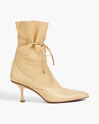 Zimmermann Ankle Boots aus Leder mit Bindedetail Neutral