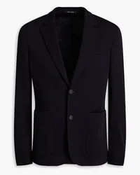 Dunhill Blazer mit schmaler Passform aus Jersey aus einer Wollmischung Blau