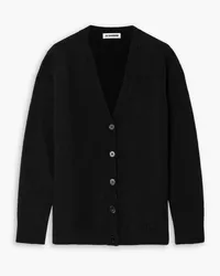 Jil Sander Cardigan aus Merinowolle Schwarz