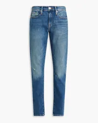 Frame Denim L'homme Jeans mit schmalem Bein aus Denim Blau