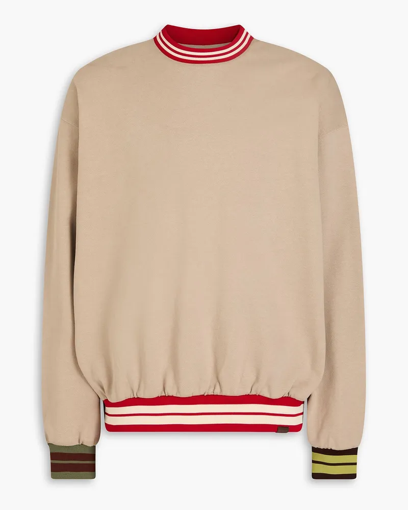 Jacquemus Sweatshirt aus Baumwollfrottee Neutral