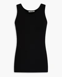 Peter Do Tanktop aus Jersey aus einer Baumwollmischung Schwarz