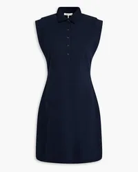 Rag & Bone Mckenna Minikleid aus geripptem Baumwoll-Jersey Blau