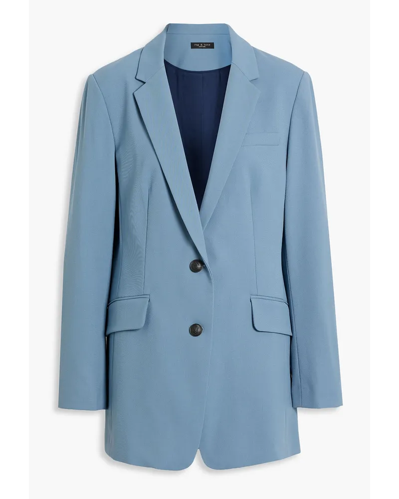 Rag & Bone Charles Blazer aus Twill aus einer Wollmischung Blau