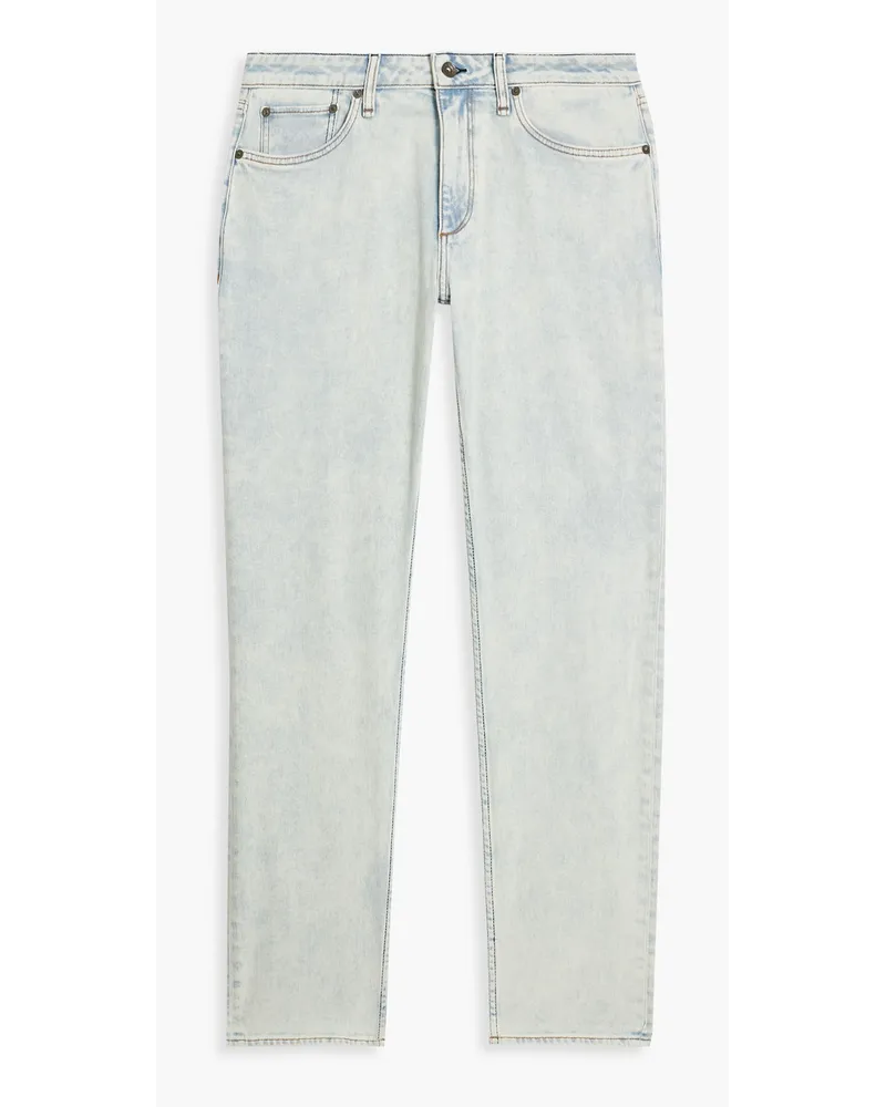 Rag & Bone Fit 3 Jeans aus gebleichtem Denim Blau