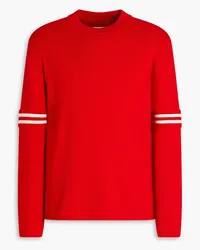 Maison Margiela Wollpullover mit Streifen Rot