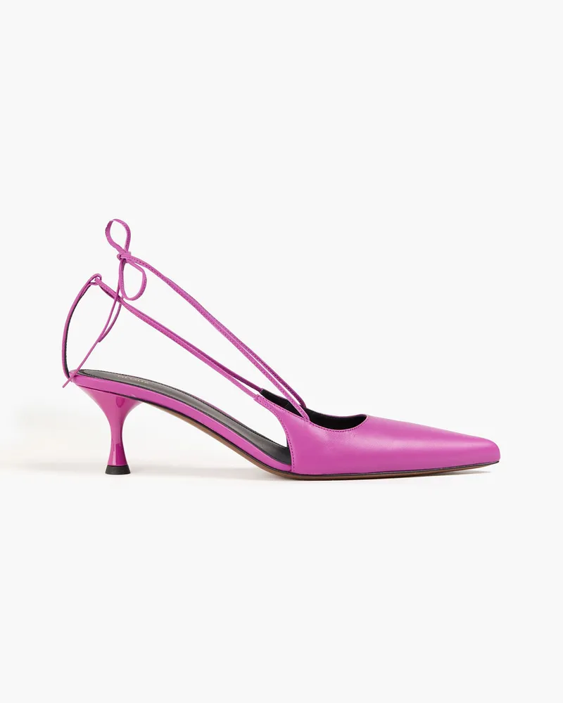 NEOUS Pumps aus Leder Lila