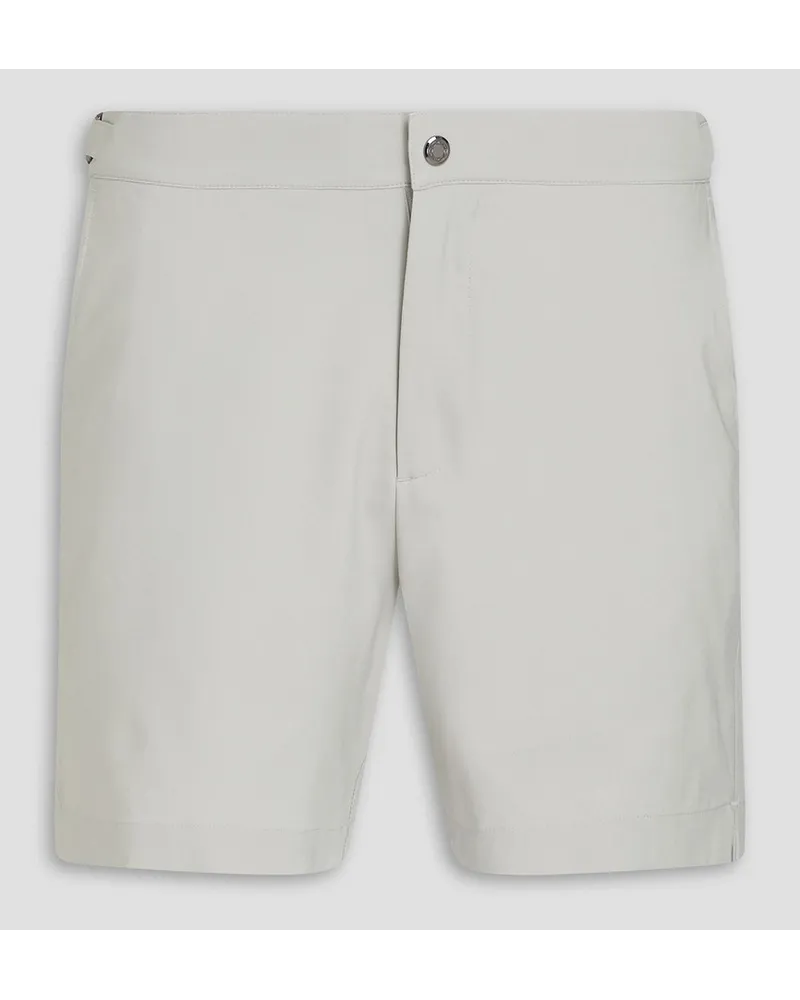 Frescobol Carioca Rio mittellange Badeshorts Grau