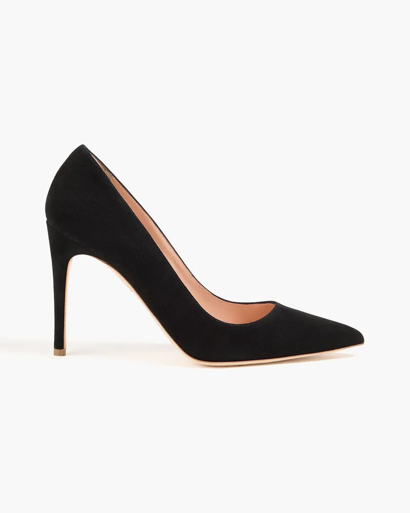 Rupert Sanderson New Malory Pumps aus Veloursleder Schwarz