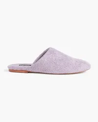 Australia Luxe Marcos Slippers aus Frottee Lila